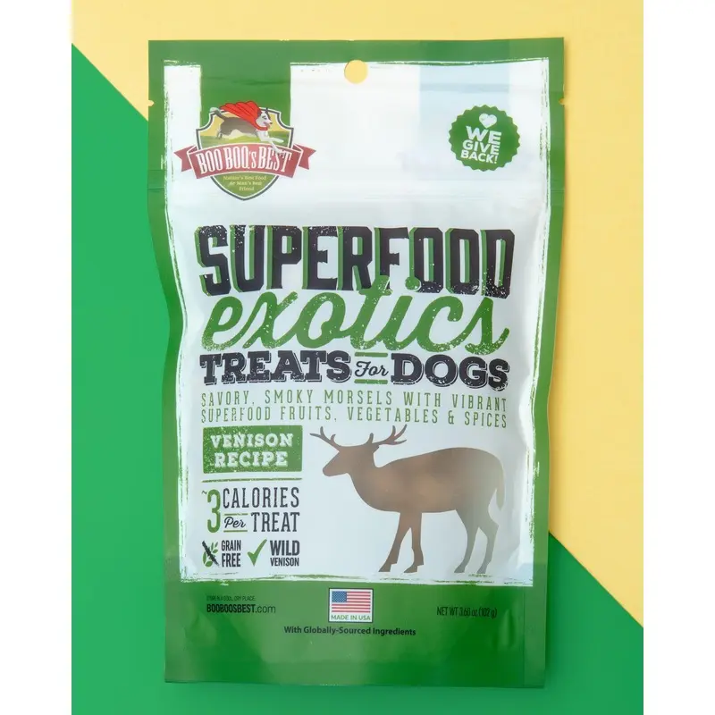 Venison Superfood Exotic Dog Treats