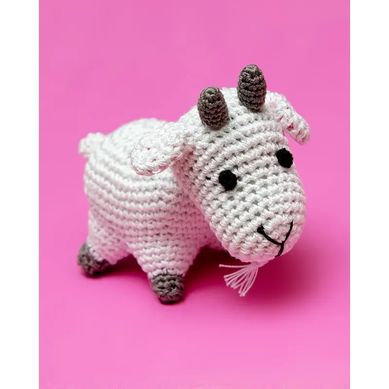 Bearded Goat Organic Knit Dog Toy