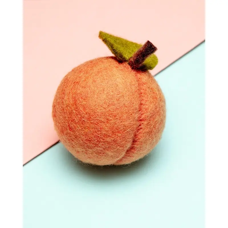 Doggy Wool Felt Peach