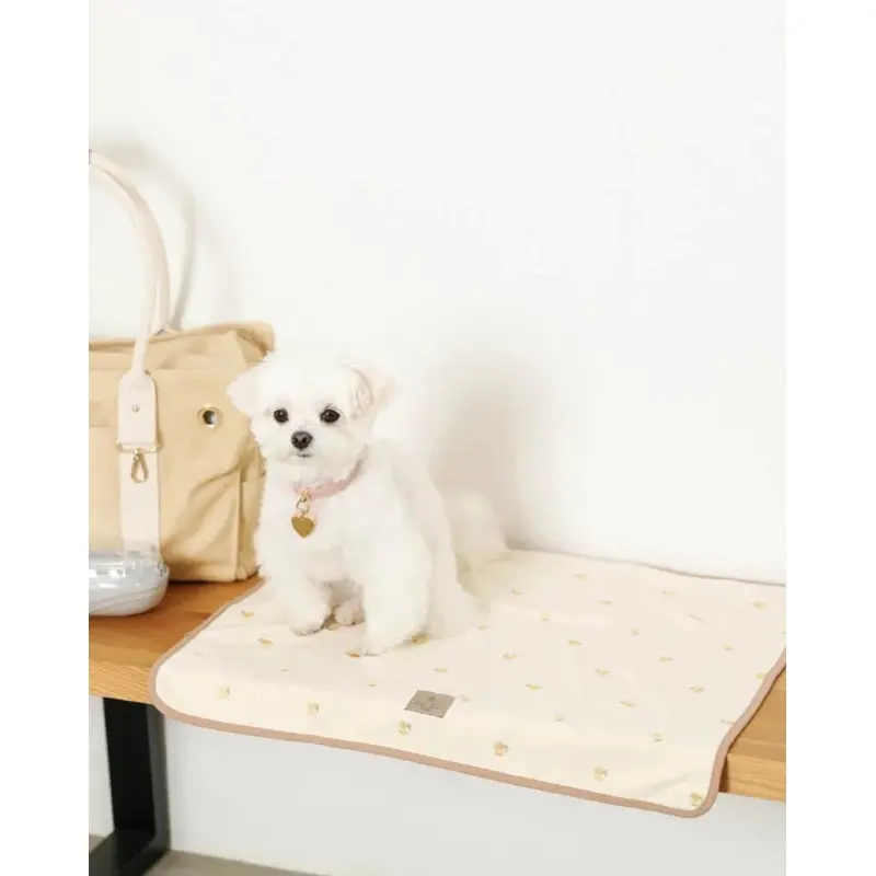 Embroidered Lemon Fold-Up Blanket Mat (FINAL SALE)
