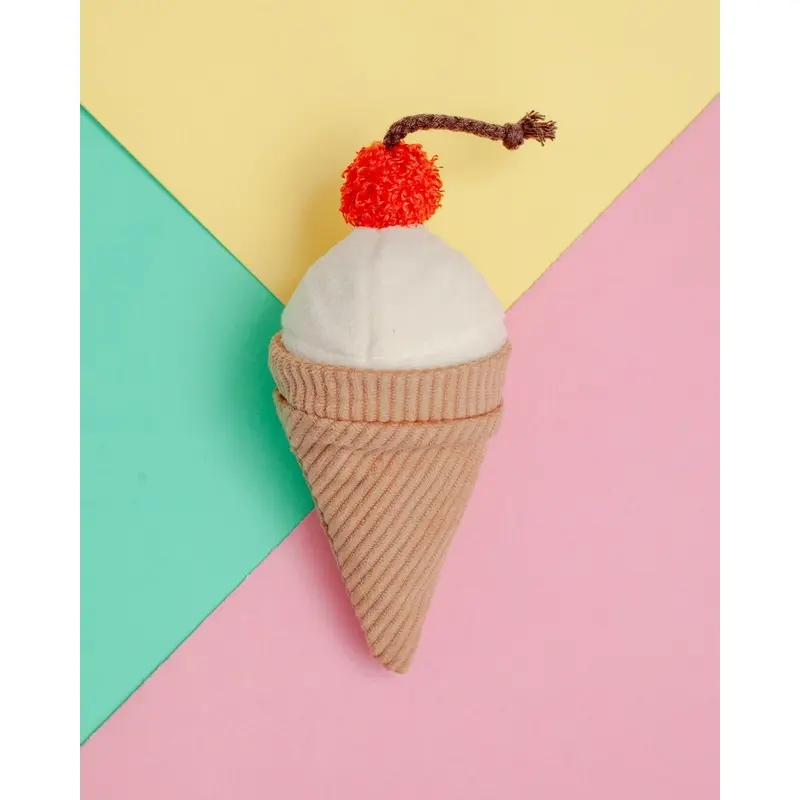 Ice Cream Pop Squeaky Snuffle Dog Toy