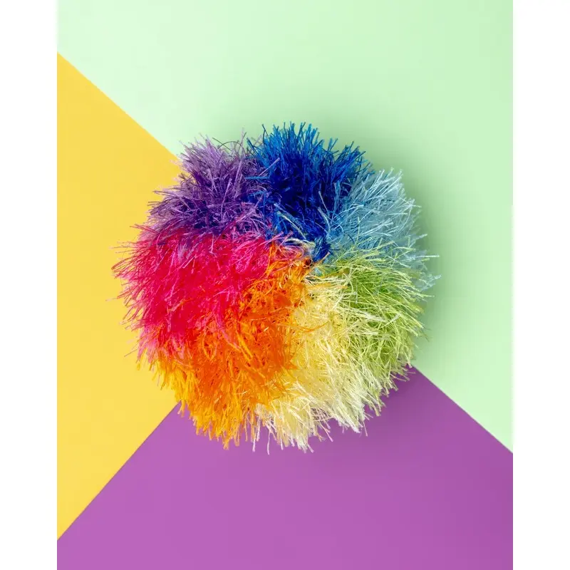 Rainbow Ball Handmade Squeaky Dog Toy (FINAL SALE)