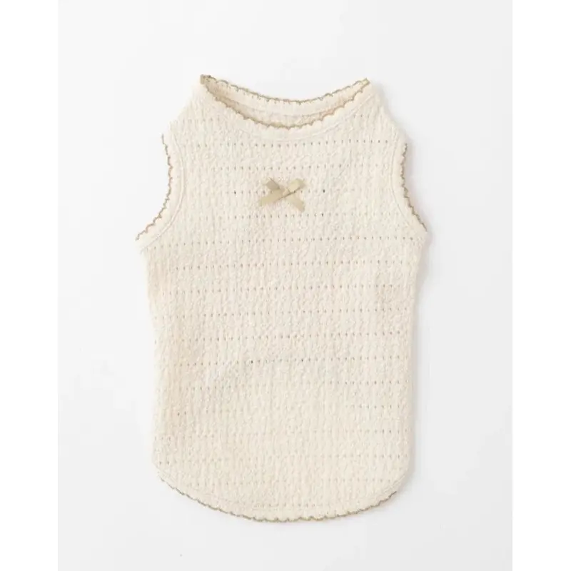 Sleeveless Bow Top for Dogs