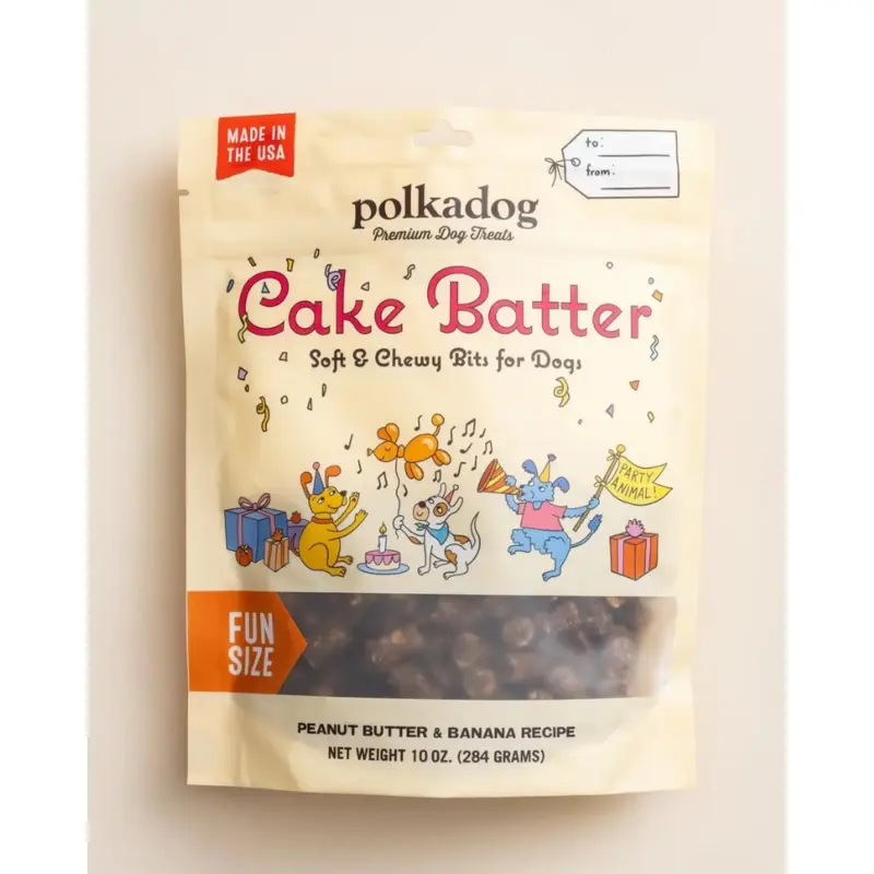 Cake Batter PB & Banana Soft Dog Treats