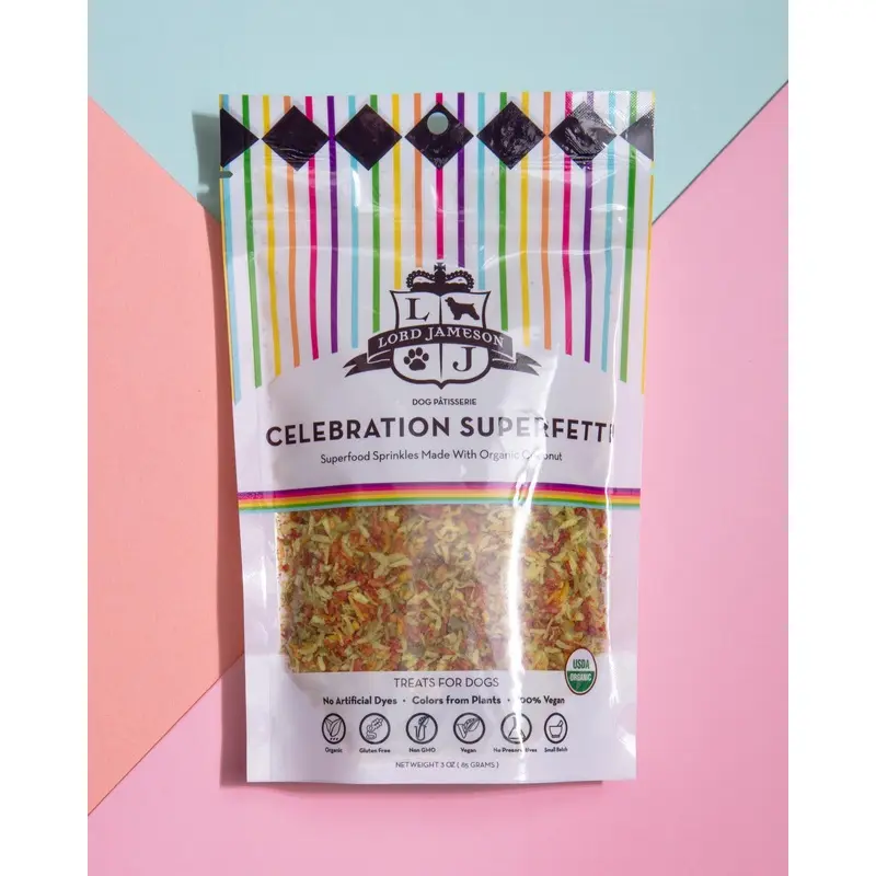 Celebration SuperFetti Organic Dog Sprinkles (Vegan)