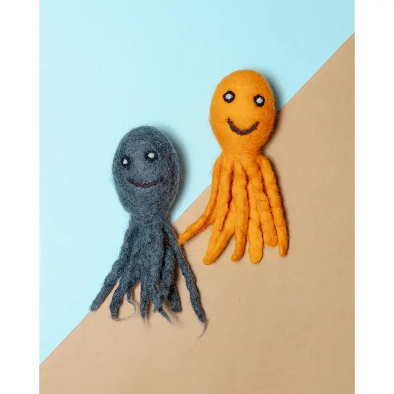 Octopus Wool Cat Toy (2-Pack)