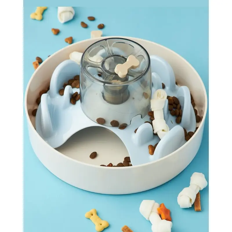 SPIN UFO Interactive Slow Feeder in Blue