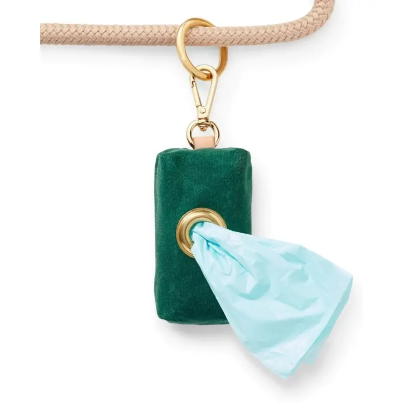 Evergreen Waxed Canvas Waste Bag Dispenser (Made in the USA)