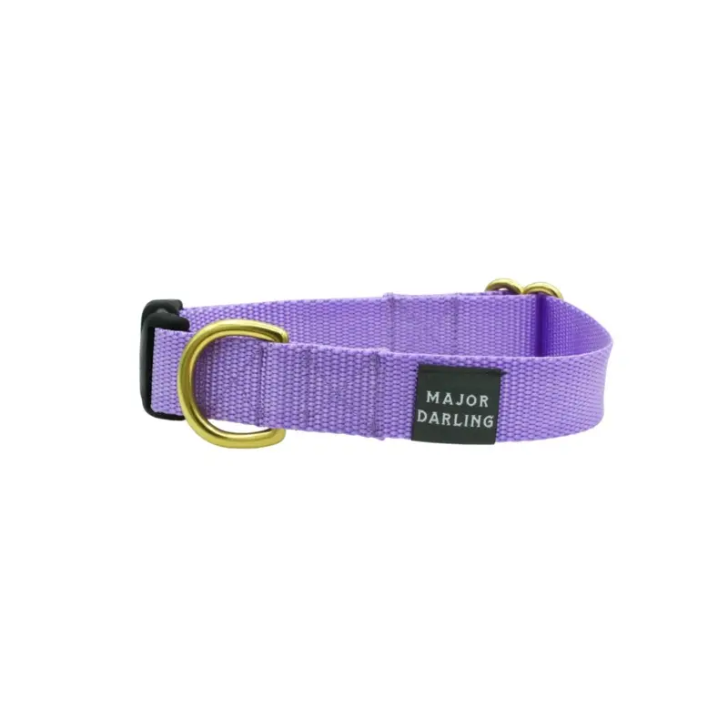 Side-Release Buckle Dog Collar in Lilac (Made in the USA) (FINAL SALE)