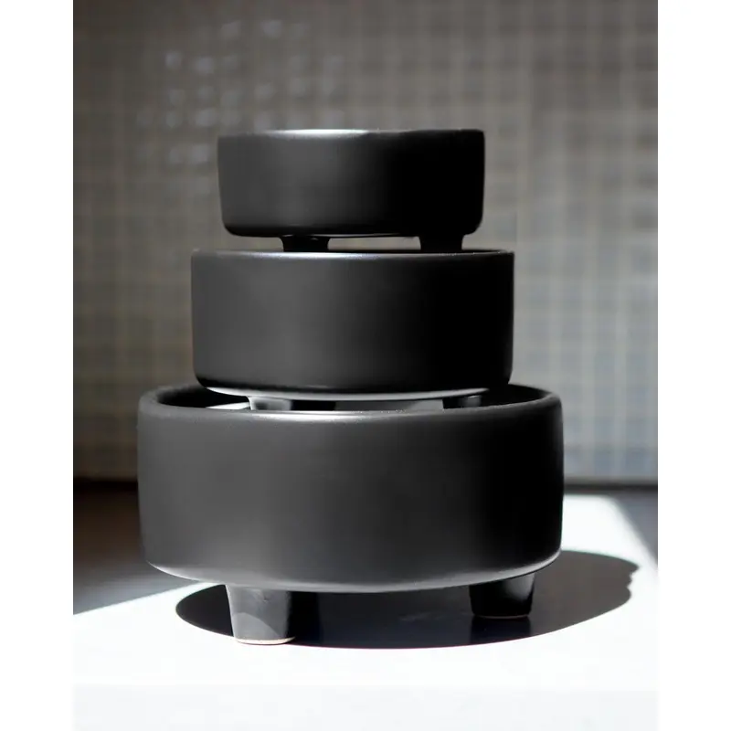 Uplift Ceramic Dog Bowl in Black (FINAL SALE)