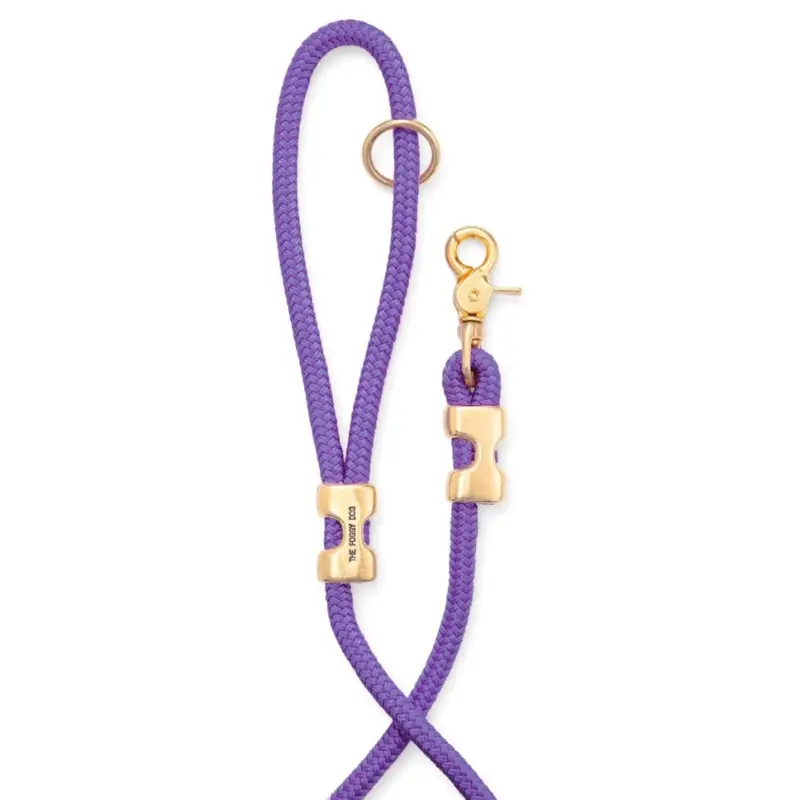 Violet Marine Rope Dog Leash (Made in the USA) (FINAL SALE)