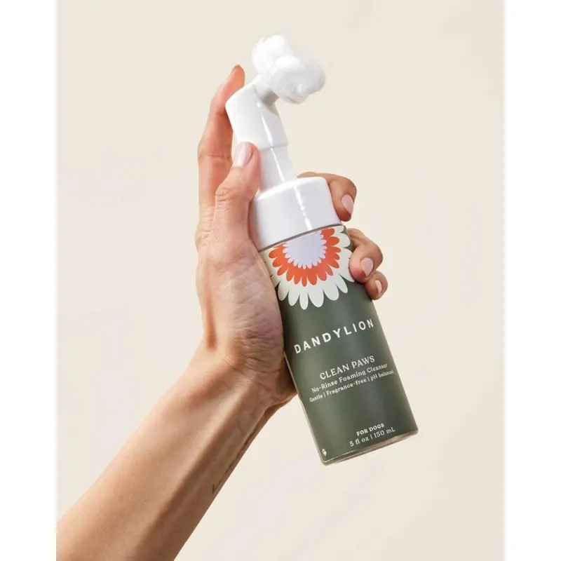 Clean Paws No-Rinse Foaming Cleanser for Dogs (Vegan & Cruelty Free)