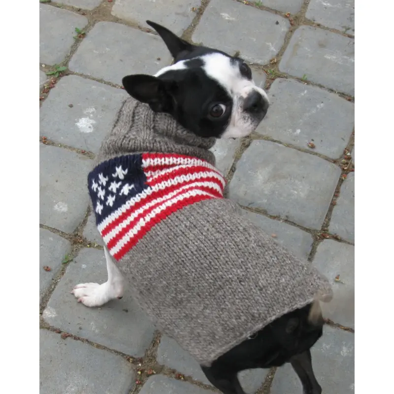 Flag Wool Dog Sweater (FINAL SALE)