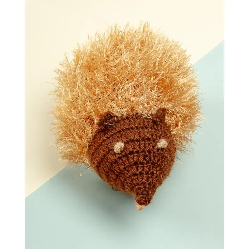 Fuzzy Hedgehog Dog Toy (FINAL SALE)