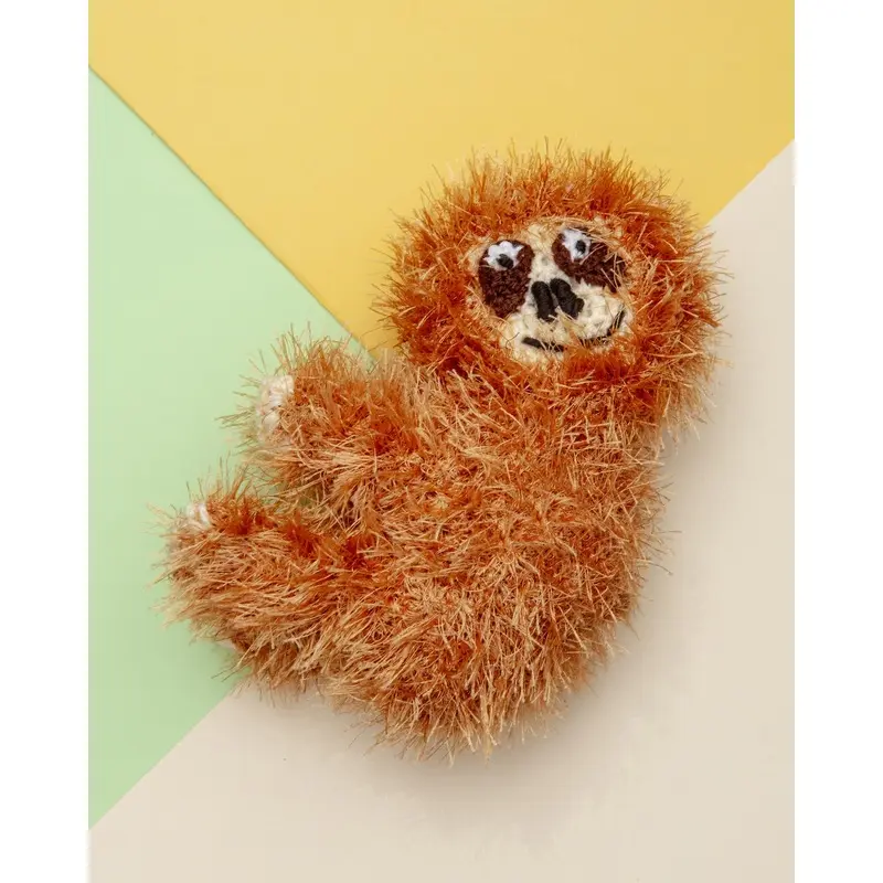 Hand Crochet Sloth Dog Toy