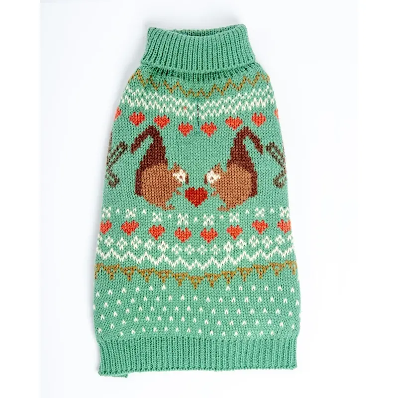 Squirrel Love Dog Sweater (FINAL SALE)