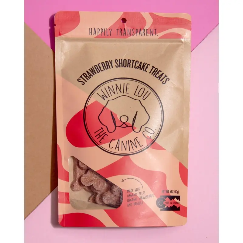 Strawberry Shortcake Dog Treats