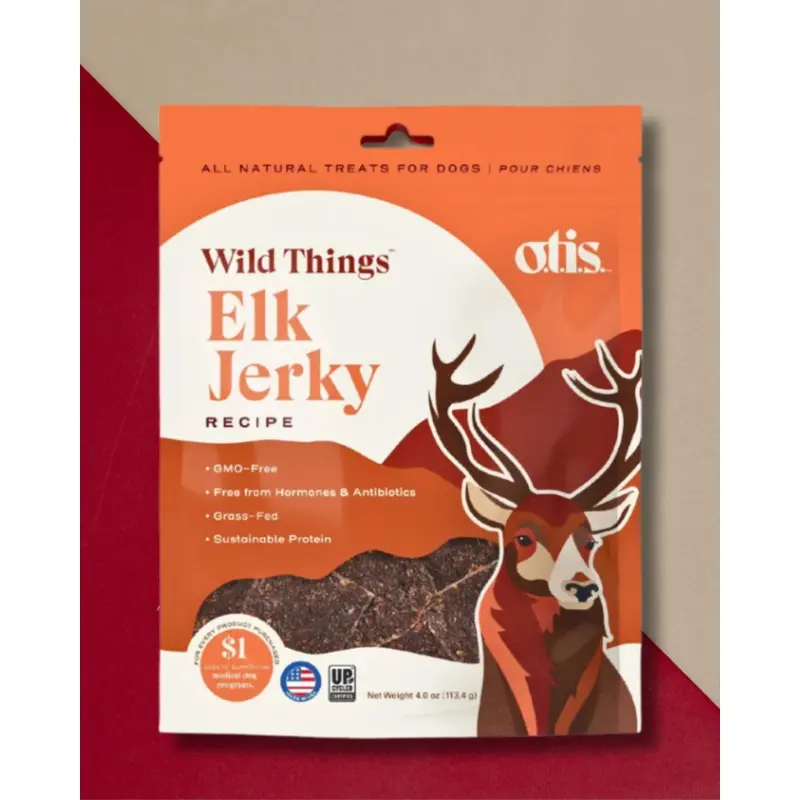 Wild Things Elk Jerky Dog Treat