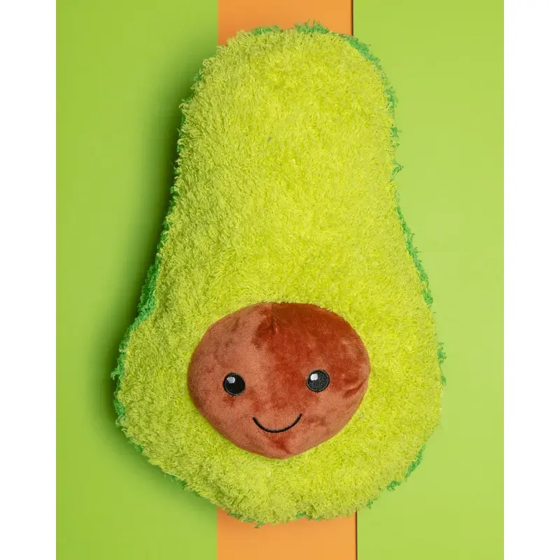 Avocado Squeaky Plush Dog Toy