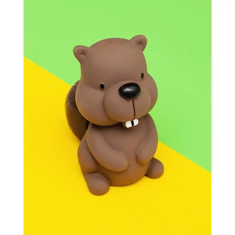 Beaver Forest Friend Latex Squeaky Dog Toy