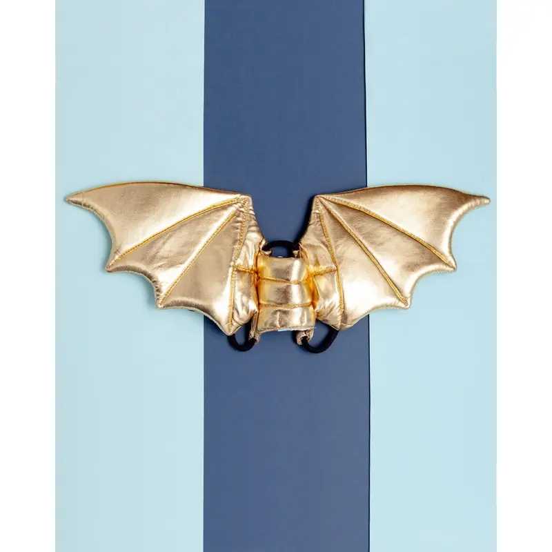 Adjustable Tie-On Howl-O-Ween Gold Dragon Wings