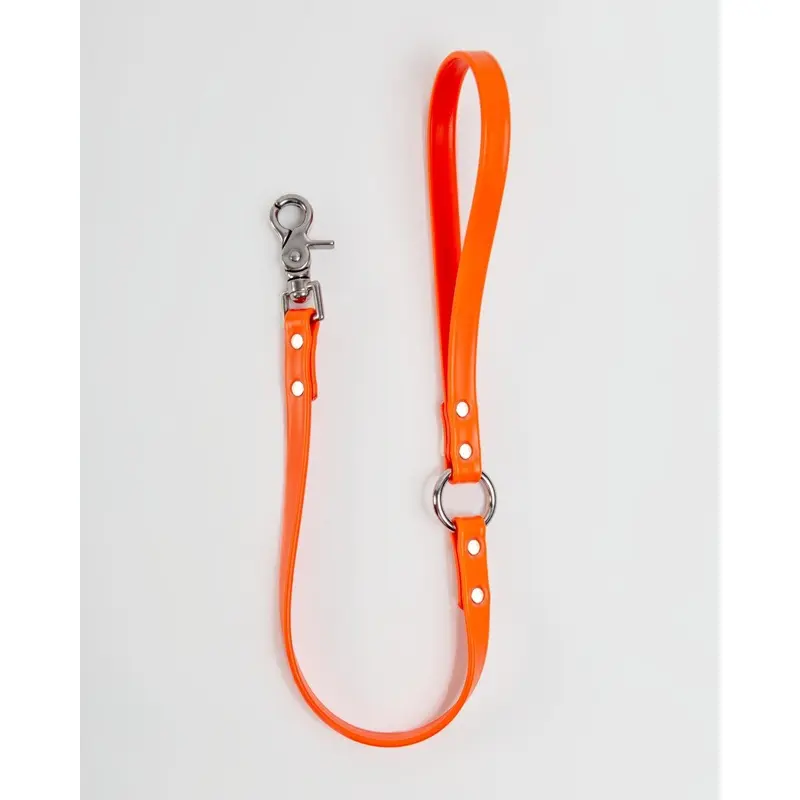 Traffic Leash in Neon Orange - 2' (Made in the USA)