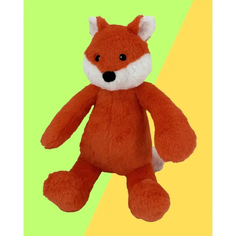 Fox Squeaky Plush Dog Toy