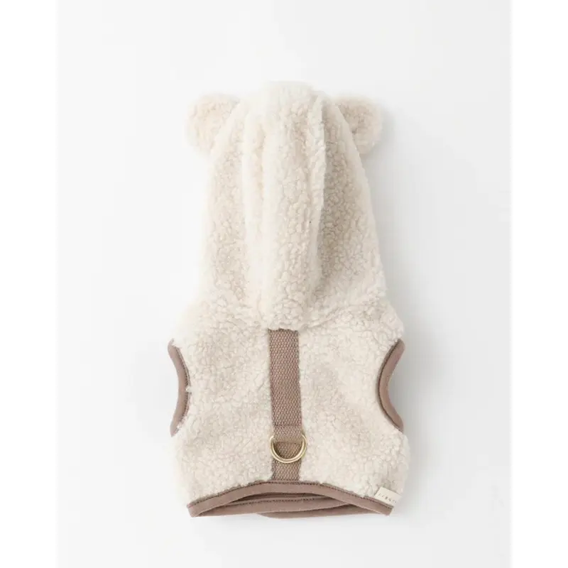 Fuzzy Bear Hoodie Dog Harness (FINAL SALE)