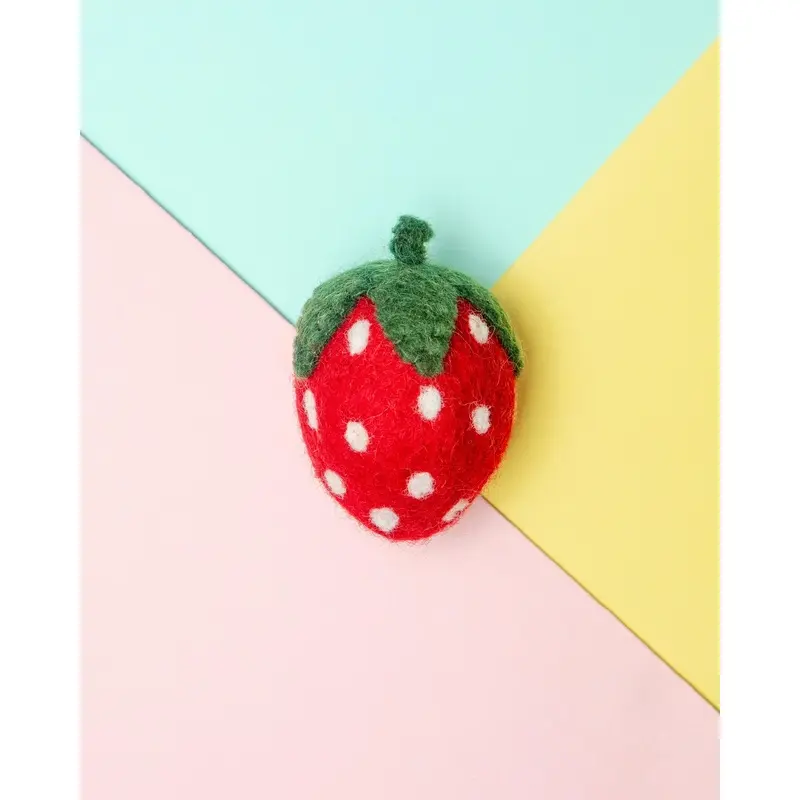 Strawberry Catnip Cat Toy