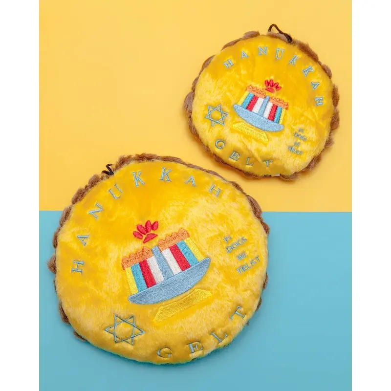 Hanukkah Gelt Dog Toy