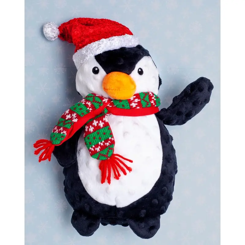 Hugsy Friend the Penguin Squeaky Plush Dog Toy