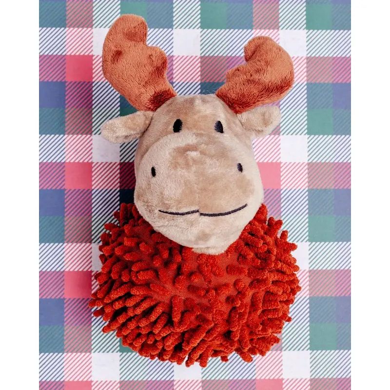 Moose Squeaky Spiker 2-in-1 Dog Toy