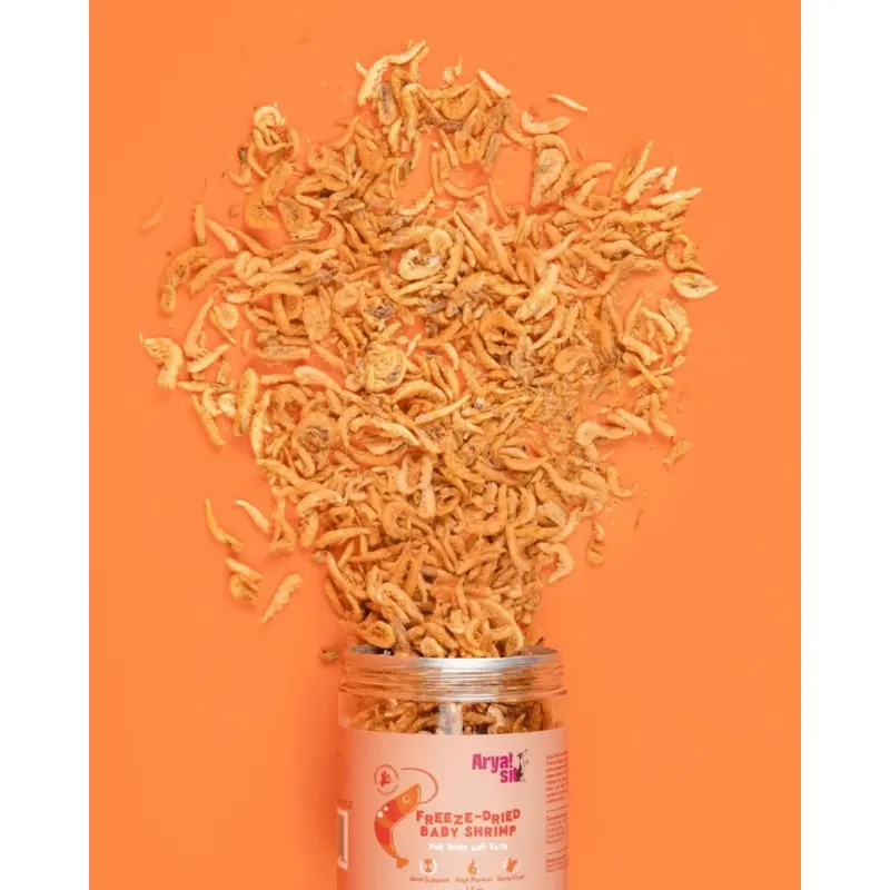 Freeze-Dried Baby Shrimp Treat for Dogs & Cats