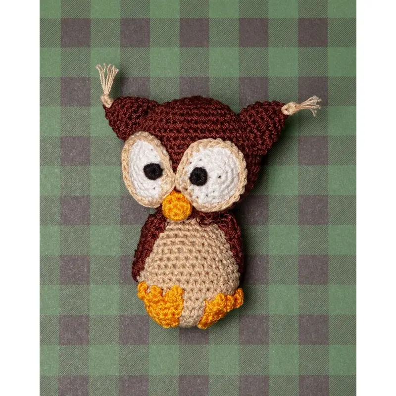 Hootie The Owl Organic Knit Dog Toy