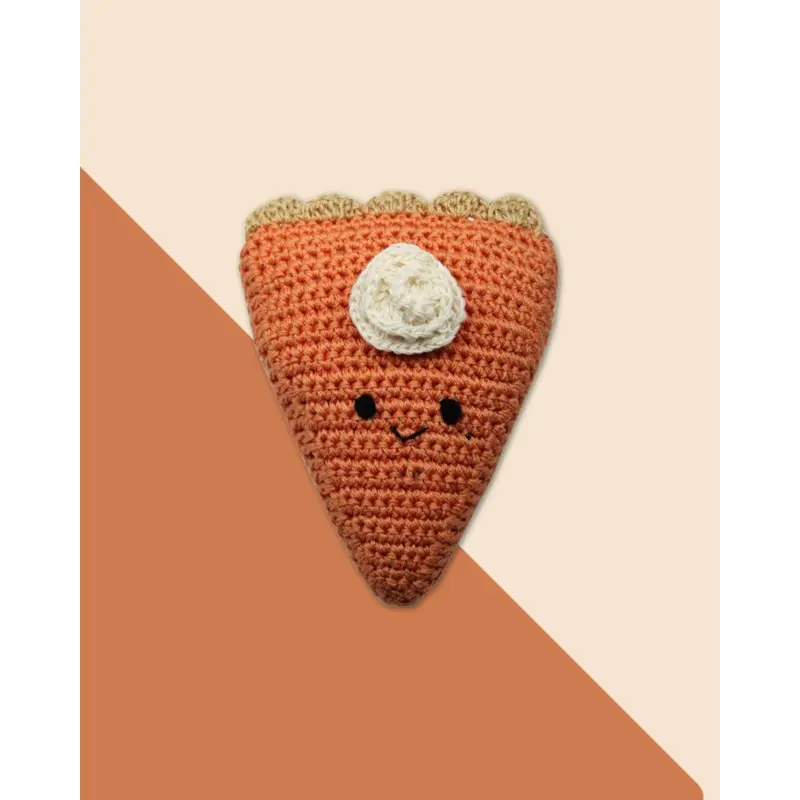Pumpkin Pie Organic Knit Dog Toy