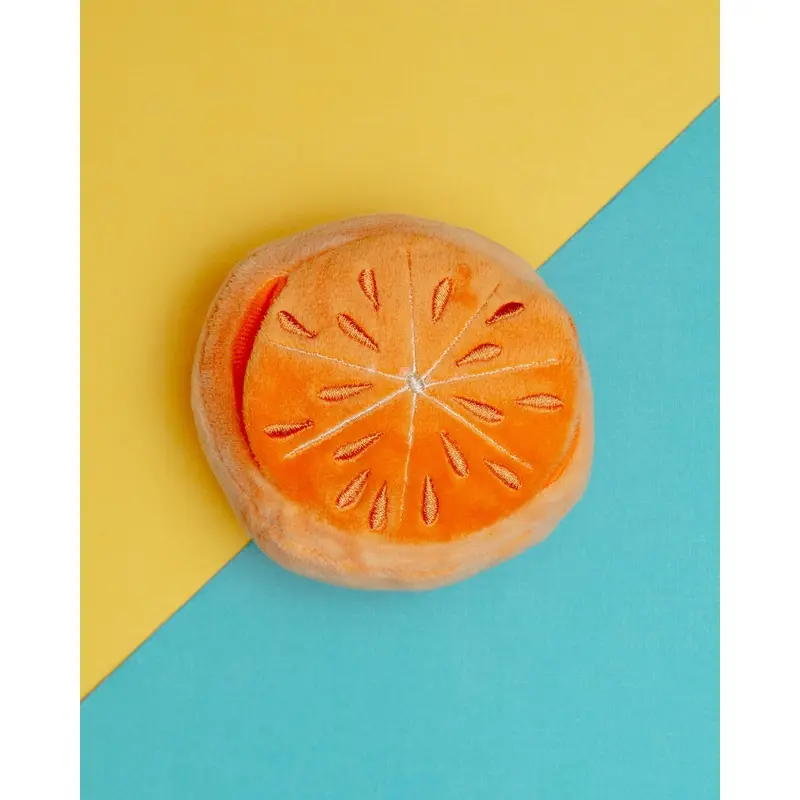 Half Orange Nosework Dog Toy