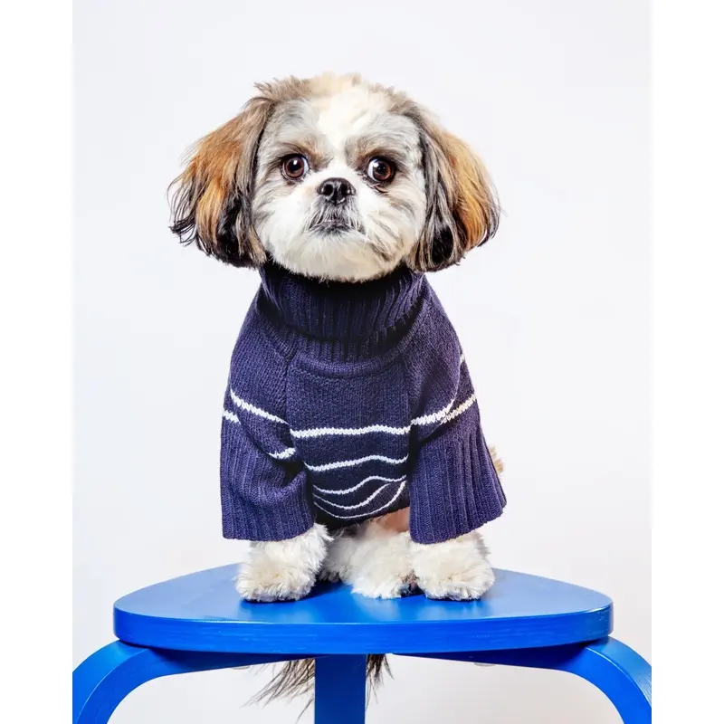 Mariner Stripe Dog Sweater (FINAL SALE)