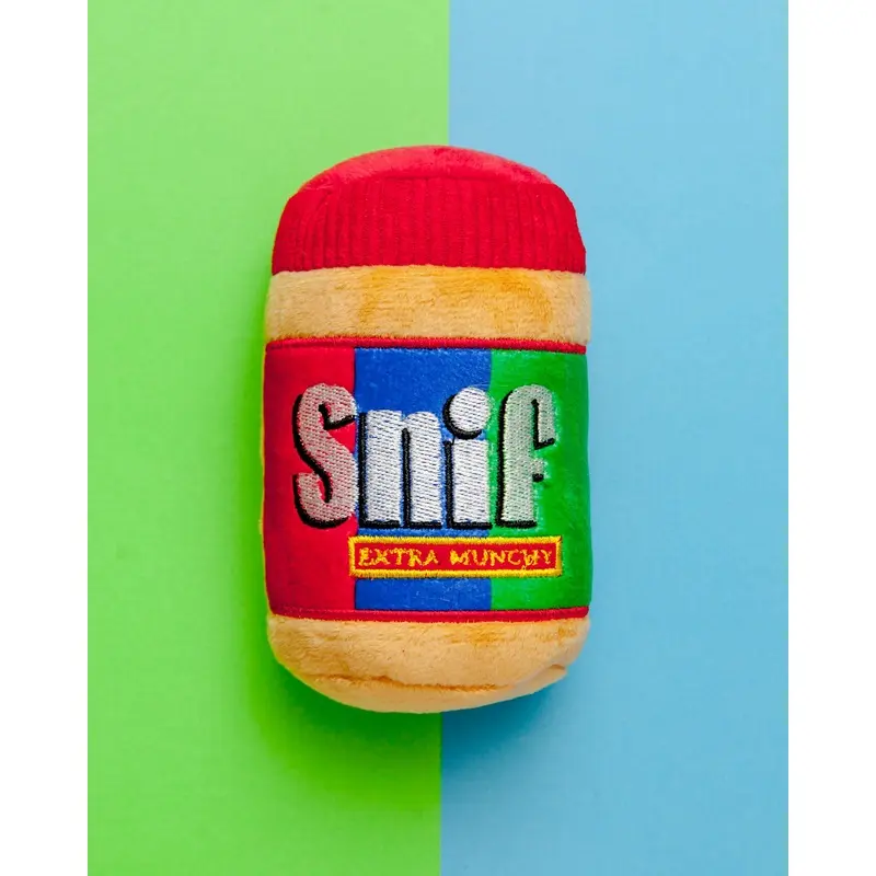 Snif Peanut Butter Plush Dog Toy