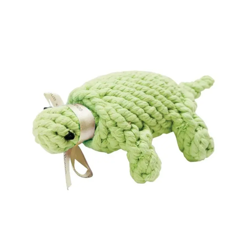 Ted the Turtle Rope Dog Toy