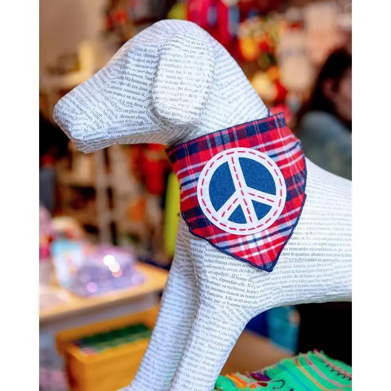 Peace Pupper Dog Bandana