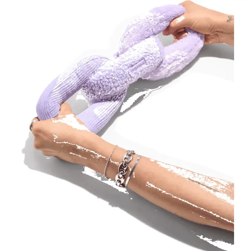 Chew Chain Squeaker Dog Tug Toy in Lilac