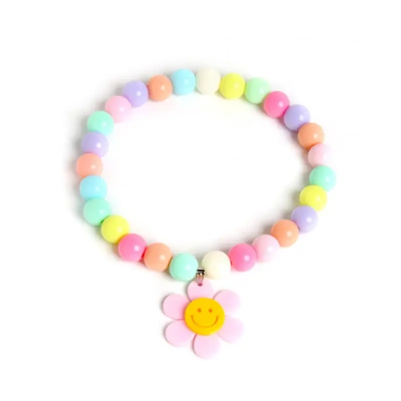 Lavender Smiles Dog Necklace