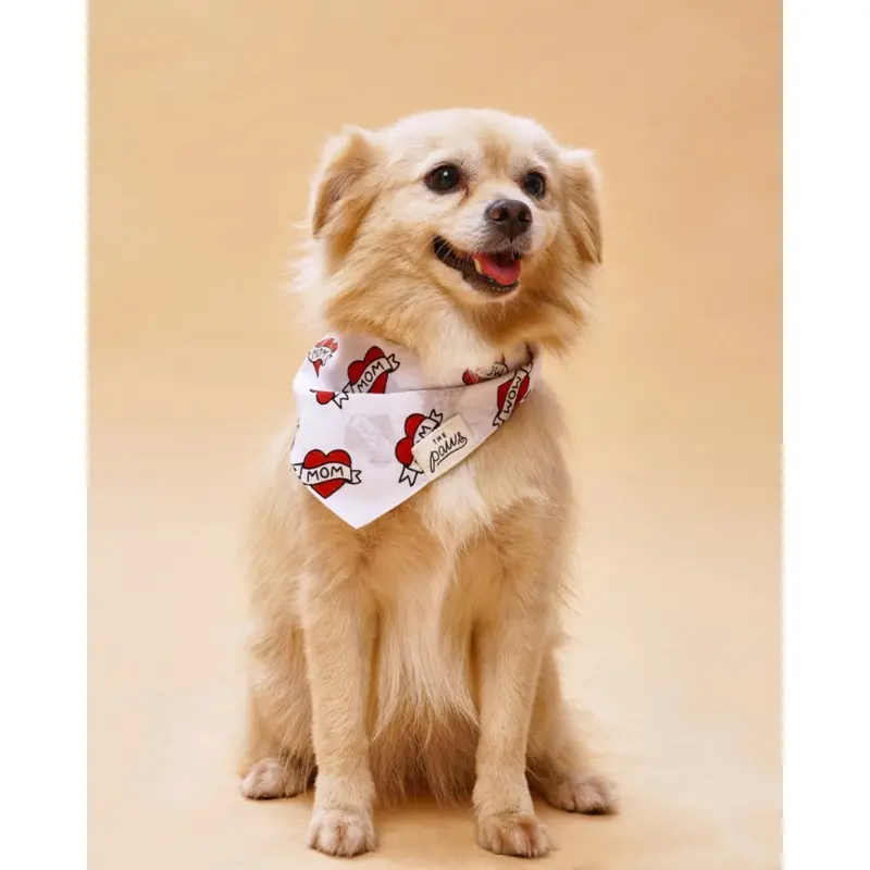 Love MOM Dog Bandana