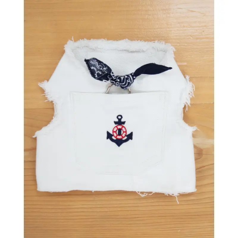 Hamptons Denim Dog Harness (Made in the USA) (Dog & Co. Exclusive)