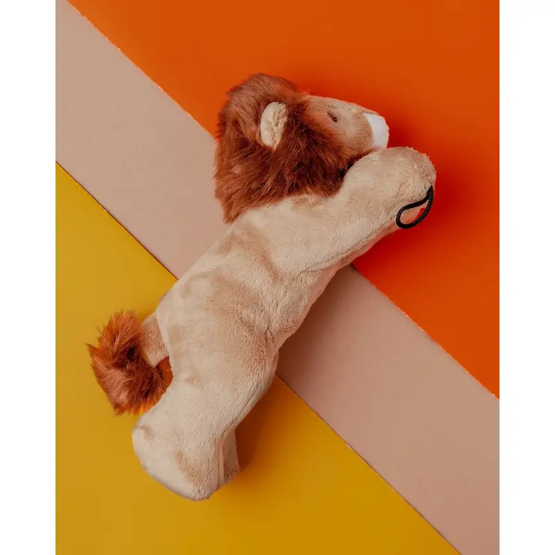Leo the Lion Plush Squeaky Dog Toy