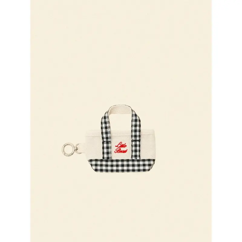 The Little Beast Poop Bag Tote in Gingham