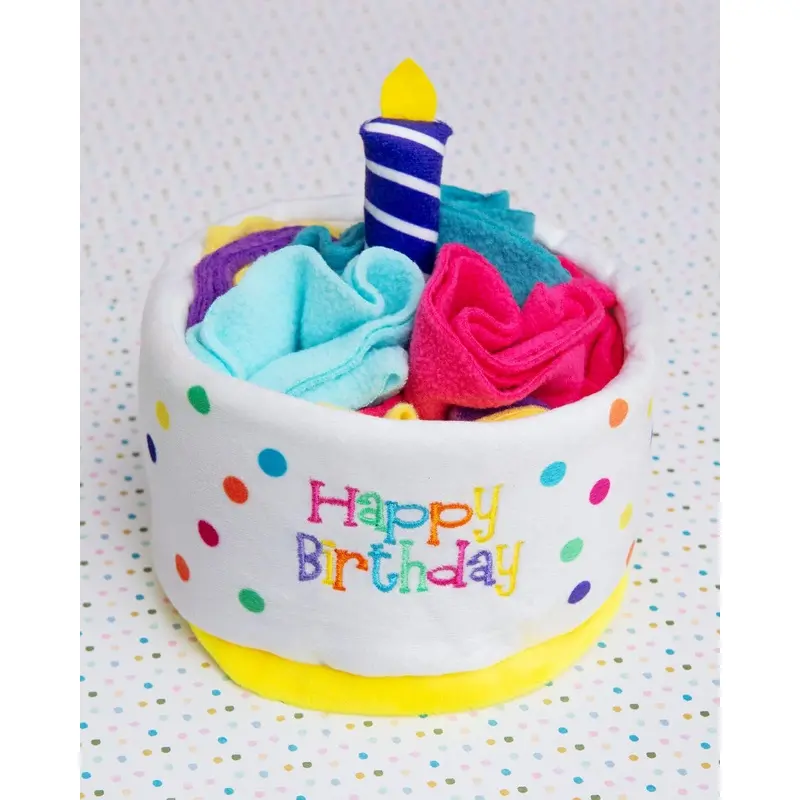 Birthday Cake Snuffle Dog Toy