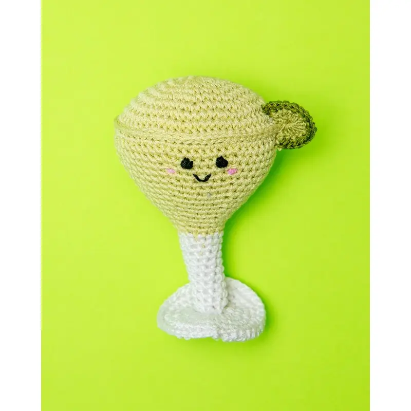 Mary the Margarita Organic Cotton Knit Dog Toy
