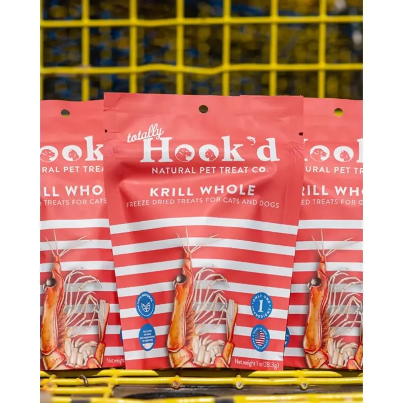 Natural Freeze-Dried Whole Krill Treats for Dogs & Cats (Made in the USA)