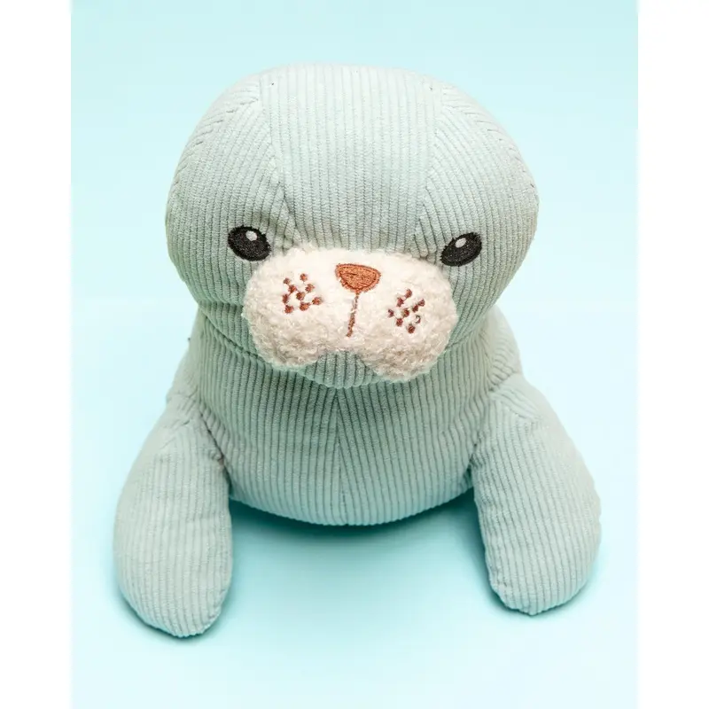 Sally the Seal Dog Toy w/ Grunter & Crinkle (9")